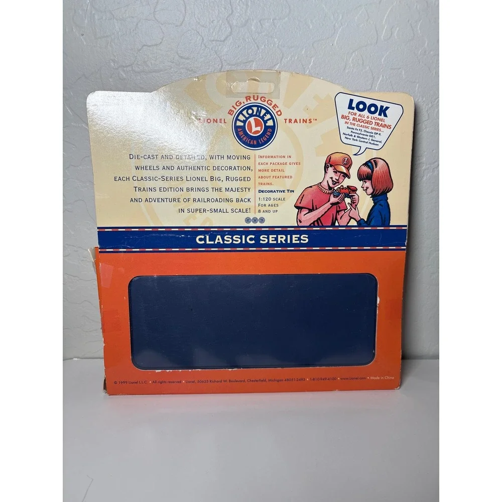 Lionel Big Rugged‎ Trains Classic Series American Legend Die Cast 1120 Scale Box